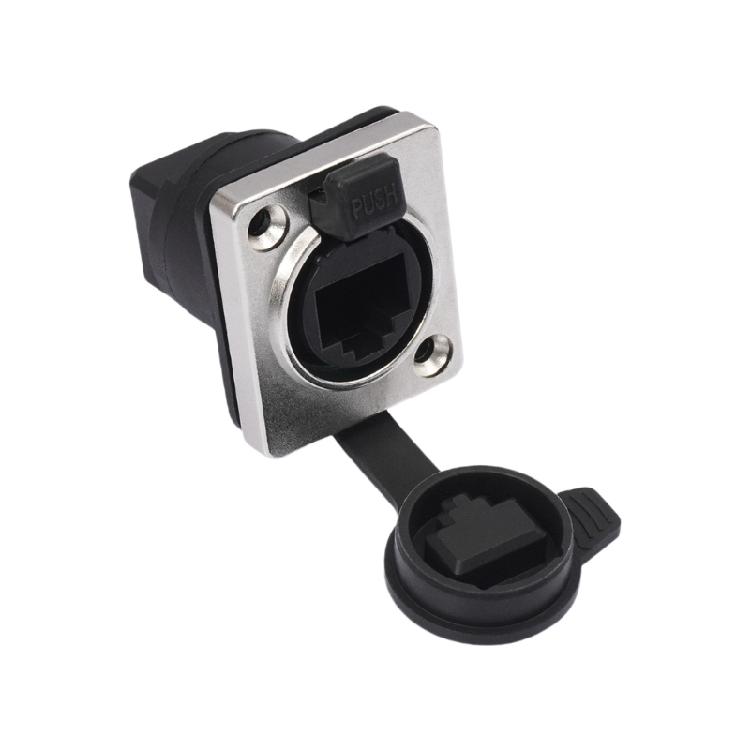 Panel Mounted RJ45 Networking Coupler Module Locking Interface 180/90 Degree Option Cat6/Cat5e Compatibility
Panel Mounted RJ45 Networking Coupler Module Locking Interface 180/90 Degree Option Cat6/Cat5e Compatibility