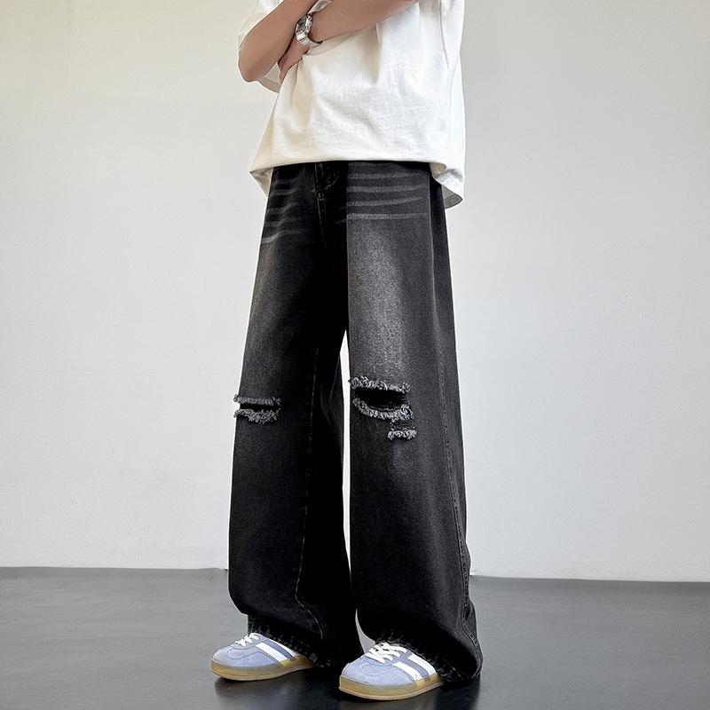 Spring Autumn Men s Street Style Wide Leg Holes Jeans Male Loose Casual Vintage Denim Pants 3XL
Spring Autumn Men s Street Style Wide Leg Holes Jeans Male Loose Casual Vintage Denim Pants 3XL