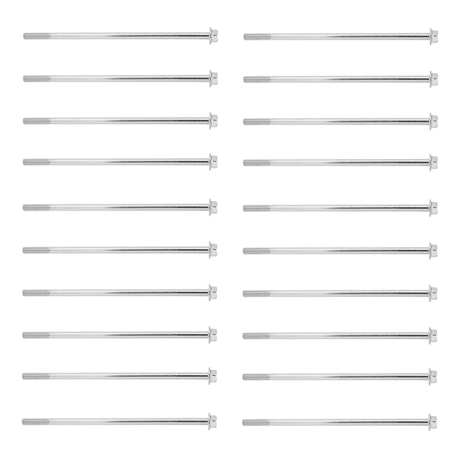 20Pcs Hex Flange Long Bolt Motor Generator Rotor Stator Screw Replacement Parts M6x155
20Pcs Hex Flange Long Bolt Motor Generator Rotor Stator Screw Replacement Parts M6x155