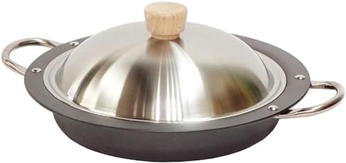 River Light Kyoku J1929S Iron Dumpling Pot, 9.4 inches (24 cm), Iron Nitride, IH Compatible, Rust Resistant, Made in Japan
River Light Kyoku J1929S Iron Dumpling Pot, 9.4 inches (24 cm), Iron Nitride, IH Compatible, Rust Resistant, Made in Japan