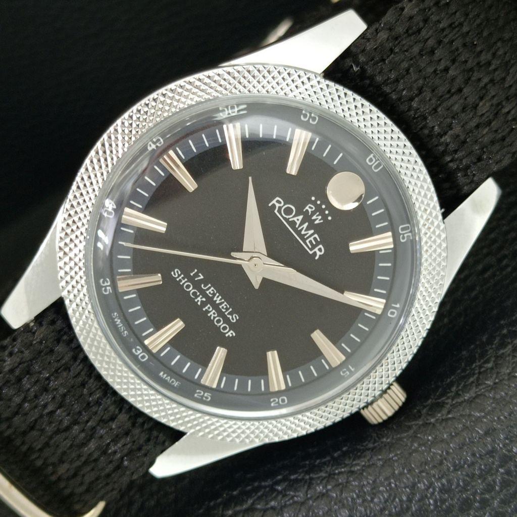 HAND-WINDING SWISS MENS REFURBISHED VINTAGE BLACK COLOR DIAL WATCH a707179-1
HAND-WINDING SWISS MENS REFURBISHED VINTAGE BLACK COLOR DIAL WATCH a707179-1