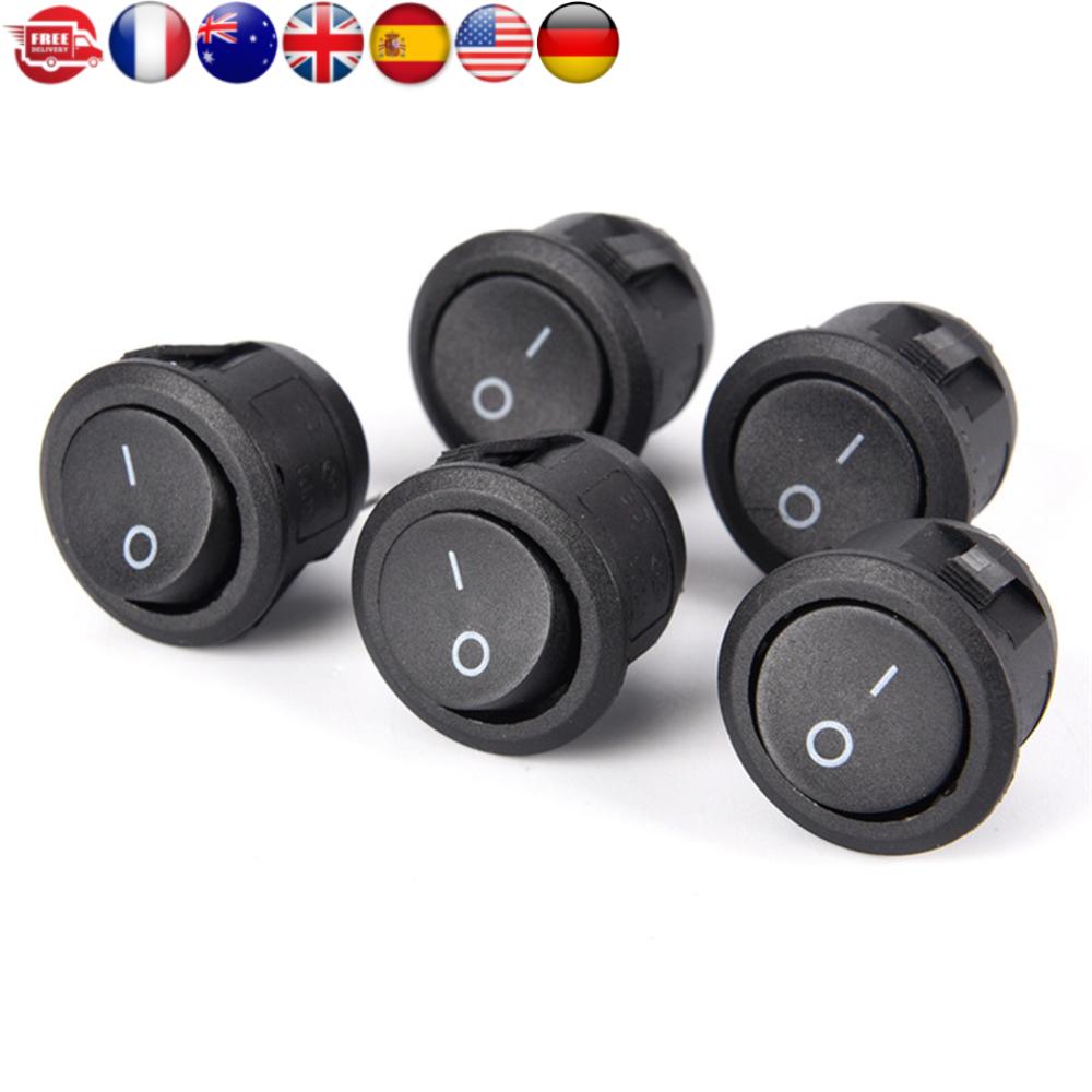 5pcs Carr Round Rocker Switch Toggle Switch with Cable Group for Car Automotive RV 2 Pin Switch Wired spain
5pcs Carr Round Rocker Switch Toggle Switch with Cable Group for Car Automotive RV 2 Pin Switch Wired spain