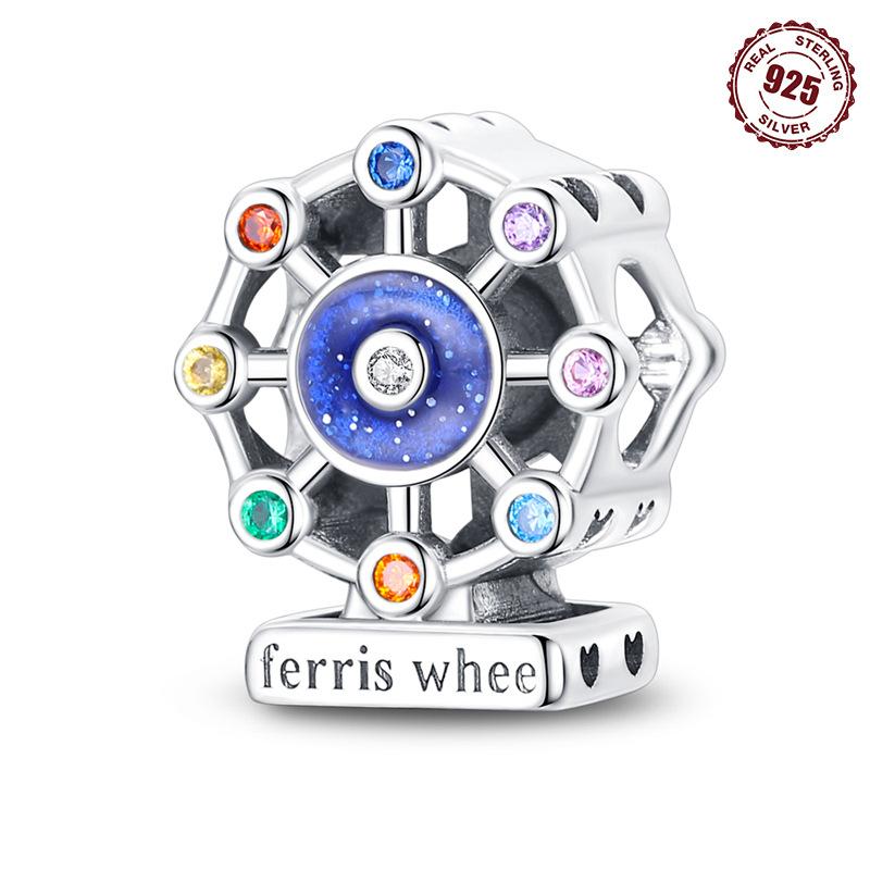 Authentic copper Charm Bead Charms Luxury Earth Ferris Wheel Bead Charms Compatible With Bracelets Diy Women Making Delicate Gift Jewellery
Authentic copper Charm Bead Charms Luxury Earth Ferris Wheel Bead Charms Compatible With Bracelets Diy Women Making Delicate Gift Jewellery