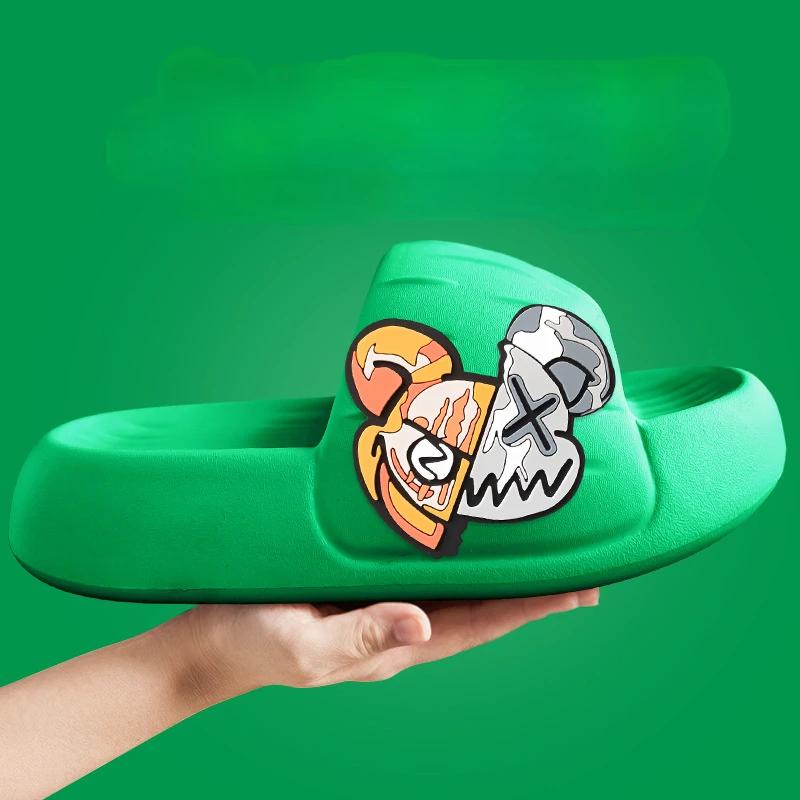 Модные летние мужские тапочки из ЭВА с мягкой подошвой, нескользящие, домашняя обувь, женские тапочки, для ванной, пляжные тапочки, сандалии Chanclas De Hombre 46-47 зелёный
Модные летние мужские тапочки из ЭВА с мягкой подошвой, нескользящие, домашняя обувь, женские тапочки, для ванной, пляжные тапочки, сандалии Chanclas De Hombre 46-47 зелёный