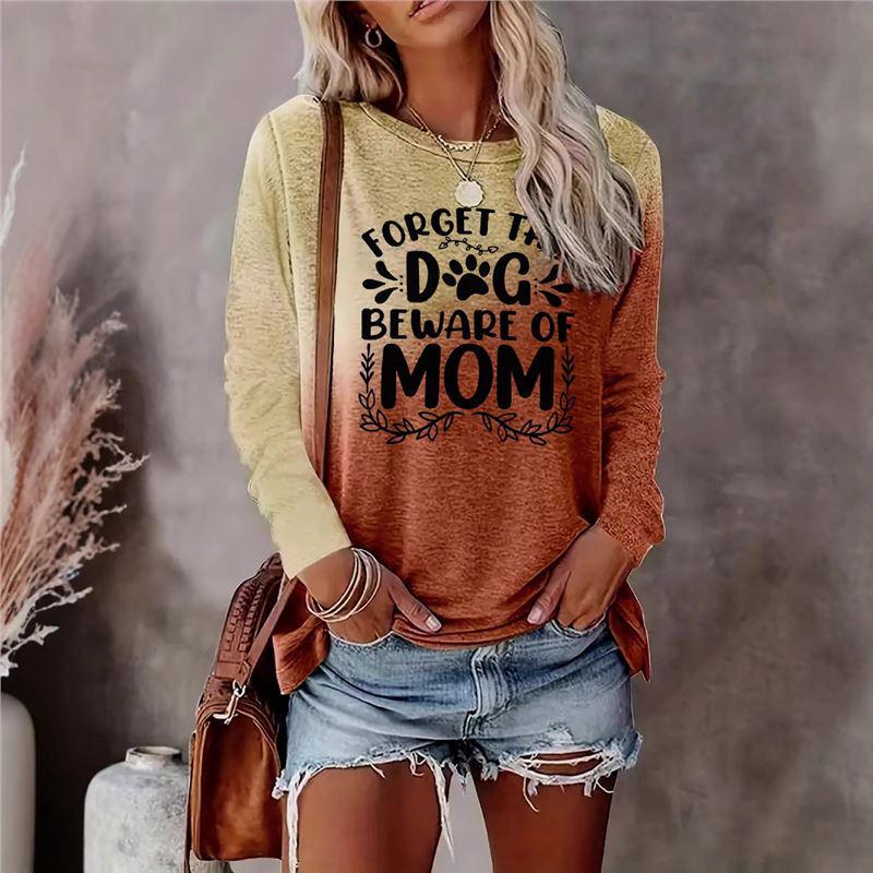 European & American Women s Tie-Dye Gradient Crew Neck Long Sleeve with Symmetrical Letter Print Large
European & American Women s Tie-Dye Gradient Crew Neck Long Sleeve with Symmetrical Letter Print Large