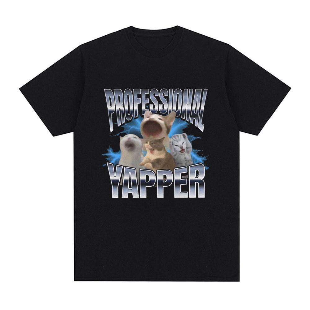 Professional Yapper Funny Cat Meme T Shirt Men Women Fashion Vintage Short Sleeve T-shirt Casual Cotton Cozy Oversized T Shirts 5XL різнокольоровий
Professional Yapper Funny Cat Meme T Shirt Men Women Fashion Vintage Short Sleeve T-shirt Casual Cotton Cozy Oversized T Shirts 5XL різнокольоровий