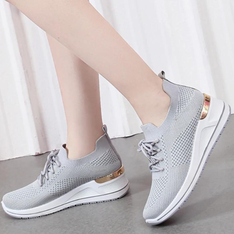 Fashion Thick Soled Increase Women s Shoes Autumn New Wedges Casual Shoes for Women Mesh Breathable Comfort Sneakers Women
Fashion Thick Soled Increase Women s Shoes Autumn New Wedges Casual Shoes for Women Mesh Breathable Comfort Sneakers Women