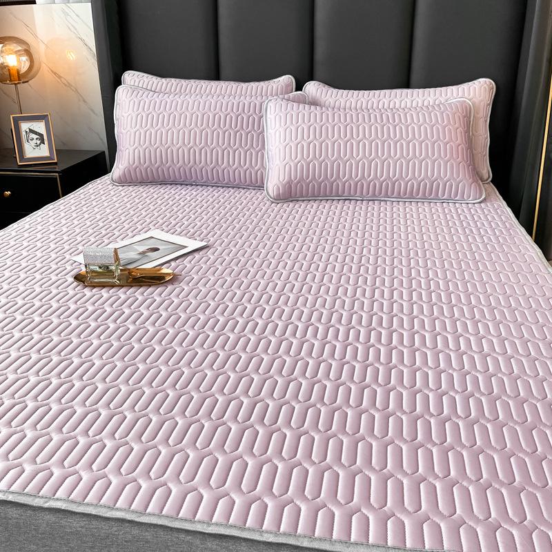 Летний охлаждающий трехпредметный постельный комплект из ледяного шелка: Стираемый латексный наматрасник для комфорта с кондиционером. Pillowcase Pair 48*74cm
Летний охлаждающий трехпредметный постельный комплект из ледяного шелка: Стираемый латексный наматрасник для комфорта с кондиционером. Pillowcase Pair 48*74cm