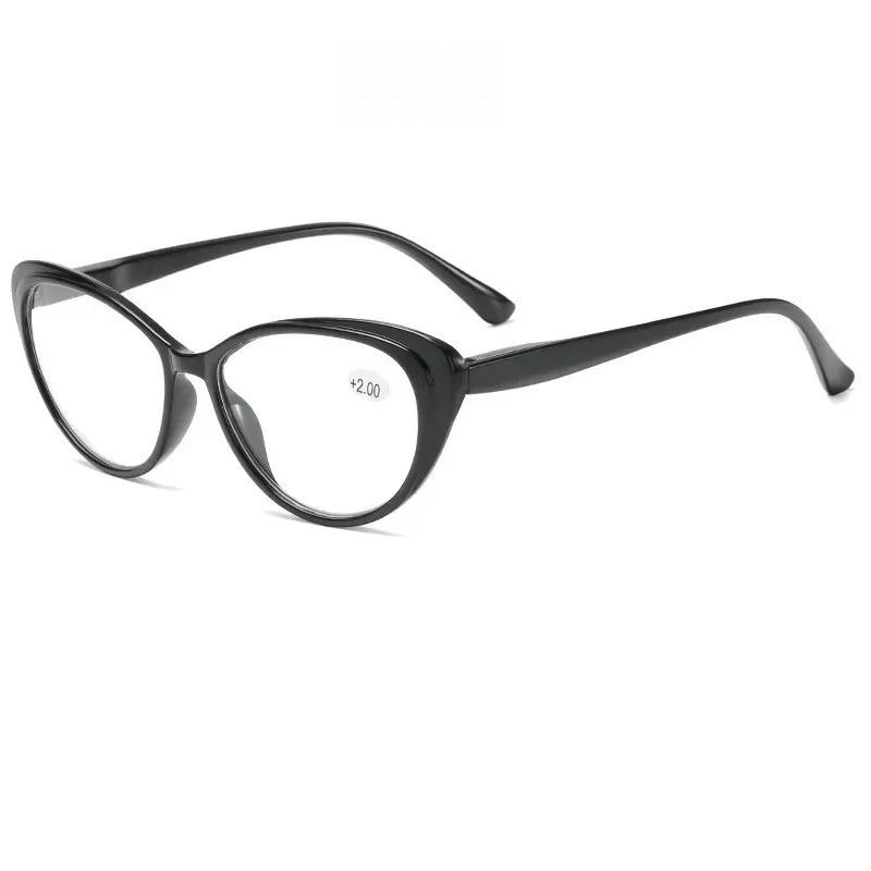 New Fashion Cat Eye Frame Reading Glasses for Women Anti Blue Light Blocking Presbyopia Glasses Vintage Eyeglasses +1.0 To +4.0 +400 чорний
New Fashion Cat Eye Frame Reading Glasses for Women Anti Blue Light Blocking Presbyopia Glasses Vintage Eyeglasses +1.0 To +4.0 +400 чорний
