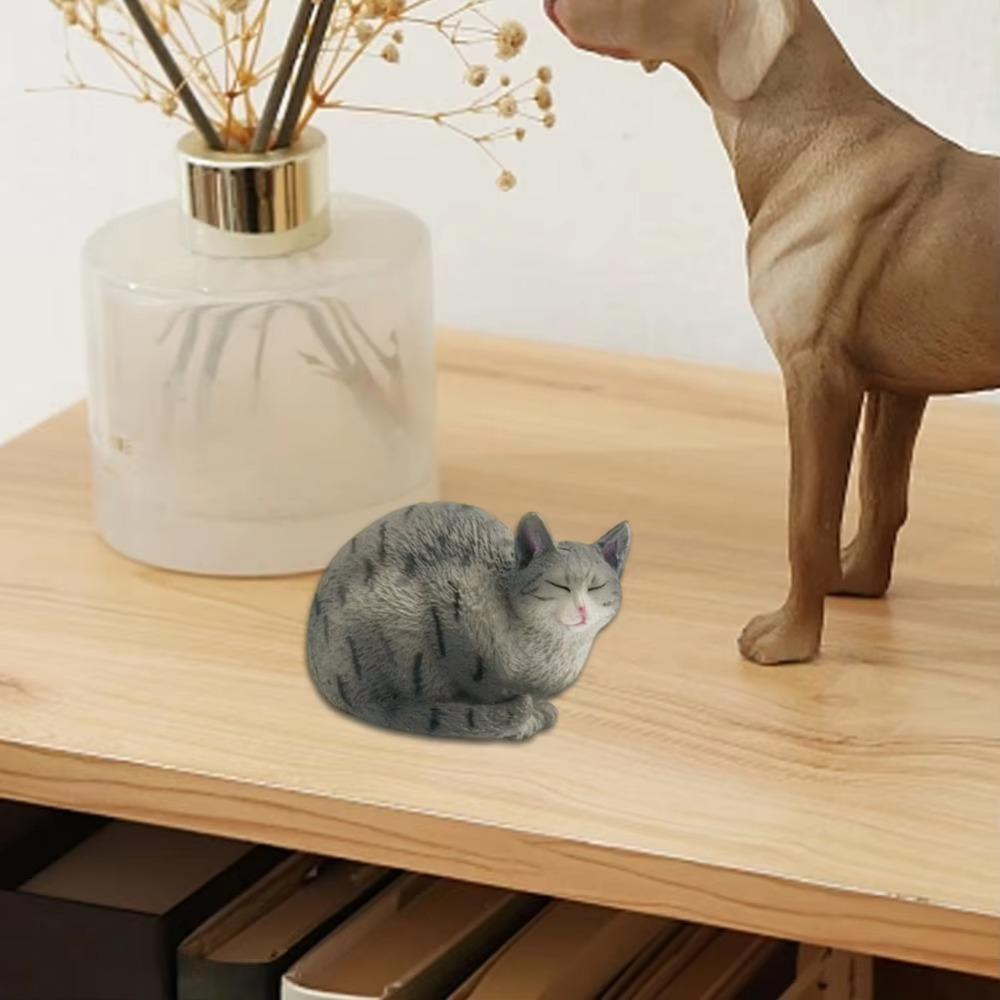 Cartoon Sleeping Cat Figurine Mininature Animal Ornaments Creative Simulation Cat Statue Desktop чёрный
Cartoon Sleeping Cat Figurine Mininature Animal Ornaments Creative Simulation Cat Statue Desktop чёрный
