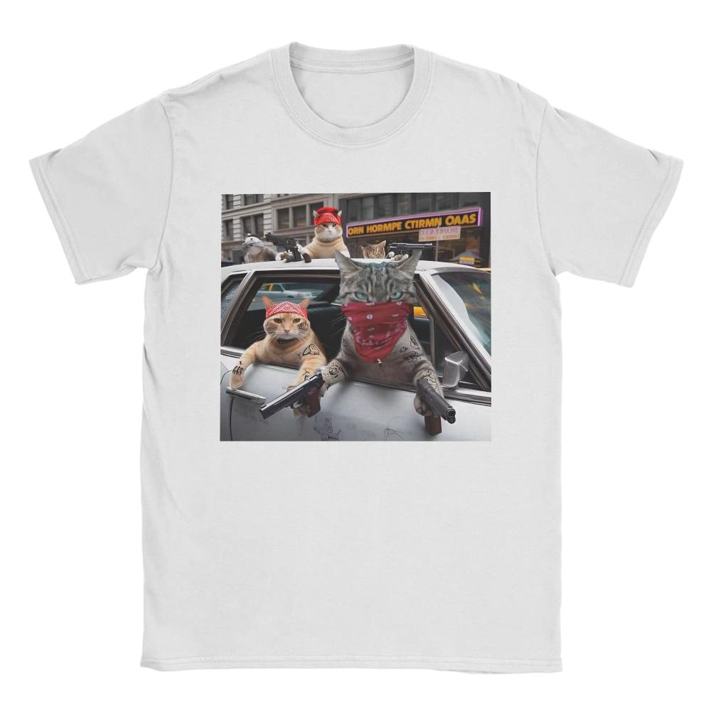 Funny Cat Gang Meme Graphic T Shirt Summer Cotton T Shirts for Men Women Hipster Casual Tee Shirt Short Sleeve Classic Top Tees 4XL
Funny Cat Gang Meme Graphic T Shirt Summer Cotton T Shirts for Men Women Hipster Casual Tee Shirt Short Sleeve Classic Top Tees 4XL