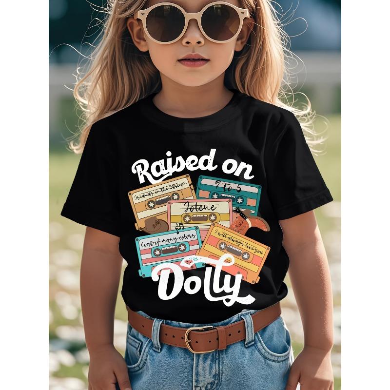European sizes Vintage Music T-Shirt for Girls, a Tee Featuring Retro Designs with a Dolly Print, Casual Crew Neck Streetwear Top, Suitable for Summer 98cm чёрный
European sizes Vintage Music T-Shirt for Girls, a Tee Featuring Retro Designs with a Dolly Print, Casual Crew Neck Streetwear Top, Suitable for Summer 98cm чёрный
