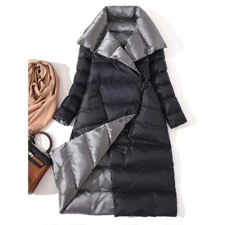 Winter Warm Women 90 Duck Down Jacket Long Thick Double Sided Over Knee Coat Double Breasted Parka Snow Outerwear S чёрный
Winter Warm Women 90 Duck Down Jacket Long Thick Double Sided Over Knee Coat Double Breasted Parka Snow Outerwear S чёрный