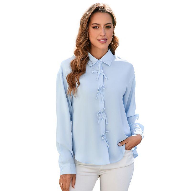 American Shiying Elegant All-Match Single-Breasted Shirt Women 2025 Autumn New Bow Long sleeve Shirts Women
American Shiying Elegant All-Match Single-Breasted Shirt Women 2025 Autumn New Bow Long sleeve Shirts Women