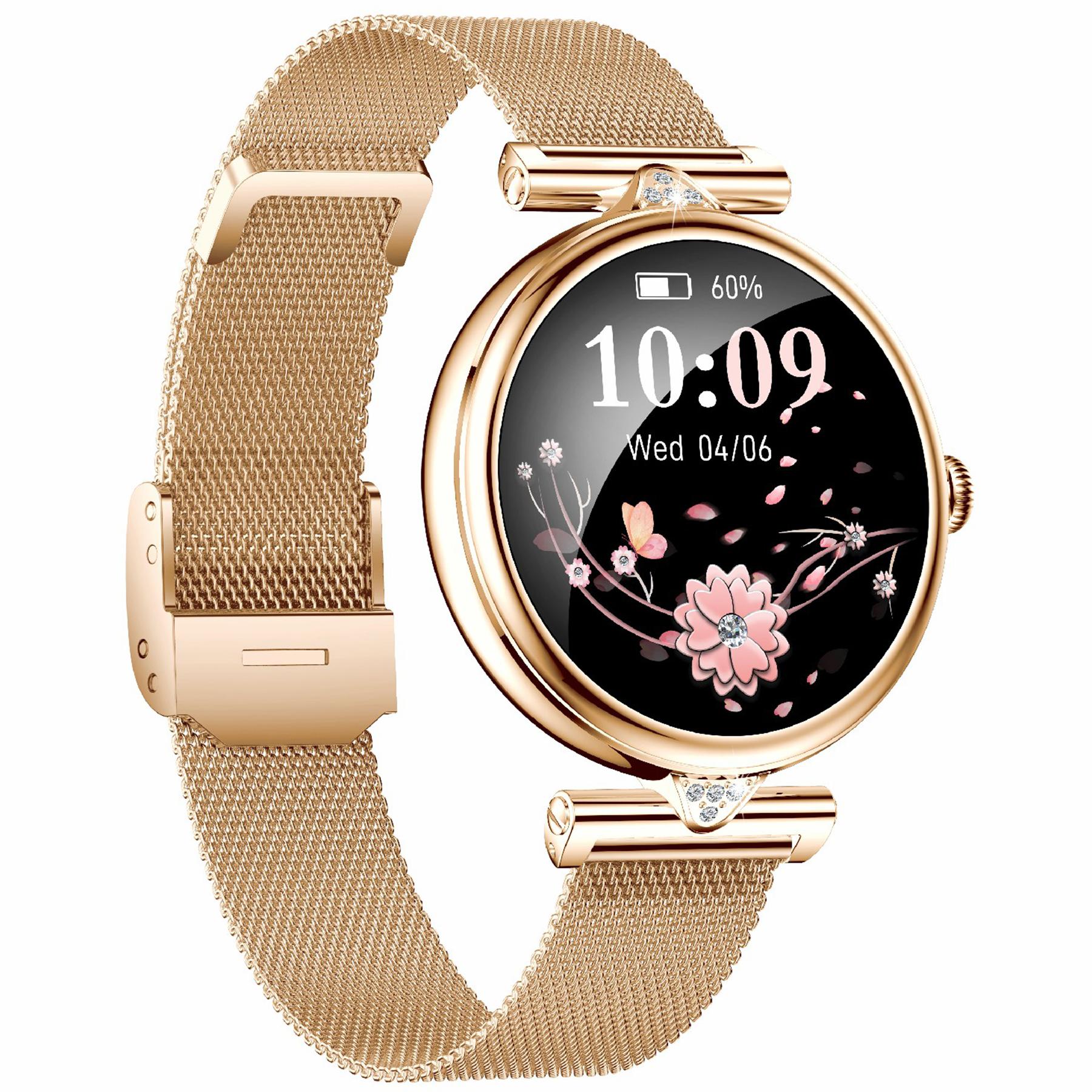 AK73 Women s Smart Watch Sports Monitor Waterproof Bracelet with Steel Mesh Strap Silver
AK73 Women s Smart Watch Sports Monitor Waterproof Bracelet with Steel Mesh Strap Silver
