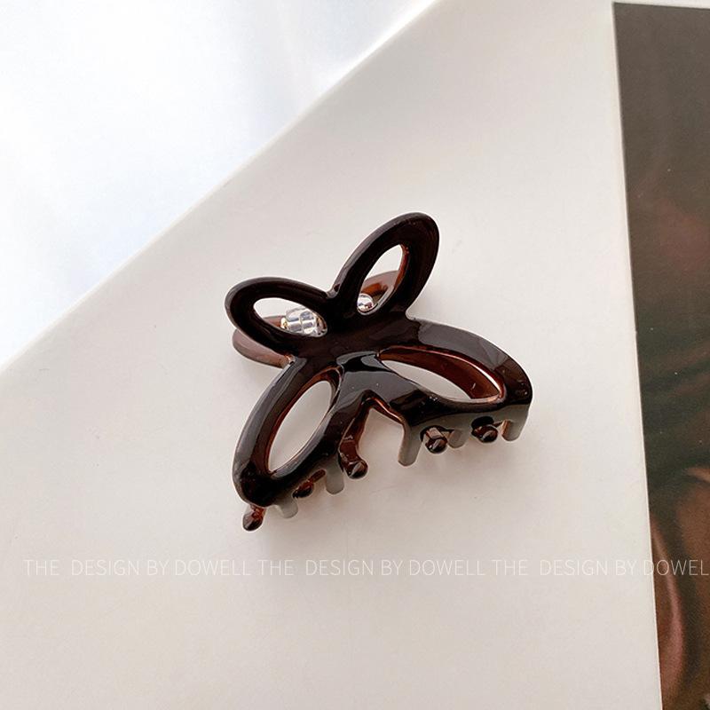 Модная заколка-краб для волос 4 см, шикарный ацетатный материал, женская для Dark Brown4cm
Модная заколка-краб для волос 4 см, шикарный ацетатный материал, женская для Dark Brown4cm