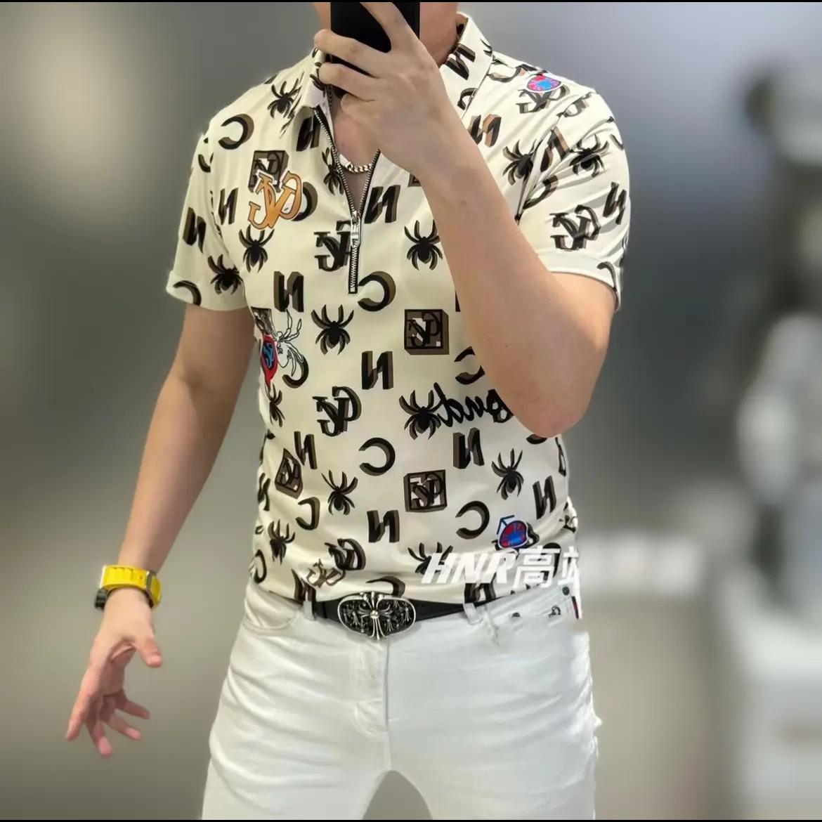 2025 Men s Short Sleeve Printed Shirt Summer Korean Style Full Floral Youth Half Sleeve Shirt Cool Handsome Shirt 4XL
2025 Men s Short Sleeve Printed Shirt Summer Korean Style Full Floral Youth Half Sleeve Shirt Cool Handsome Shirt 4XL