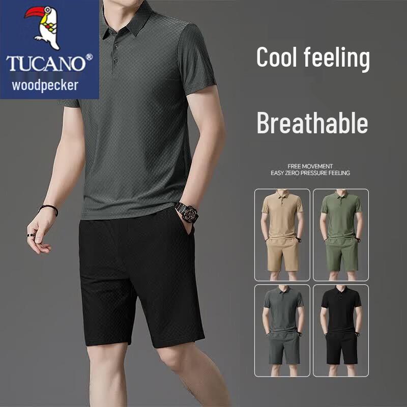 TUCANO Men s Breathable Polo Shirt & Shorts Set 4XL
TUCANO Men s Breathable Polo Shirt & Shorts Set 4XL