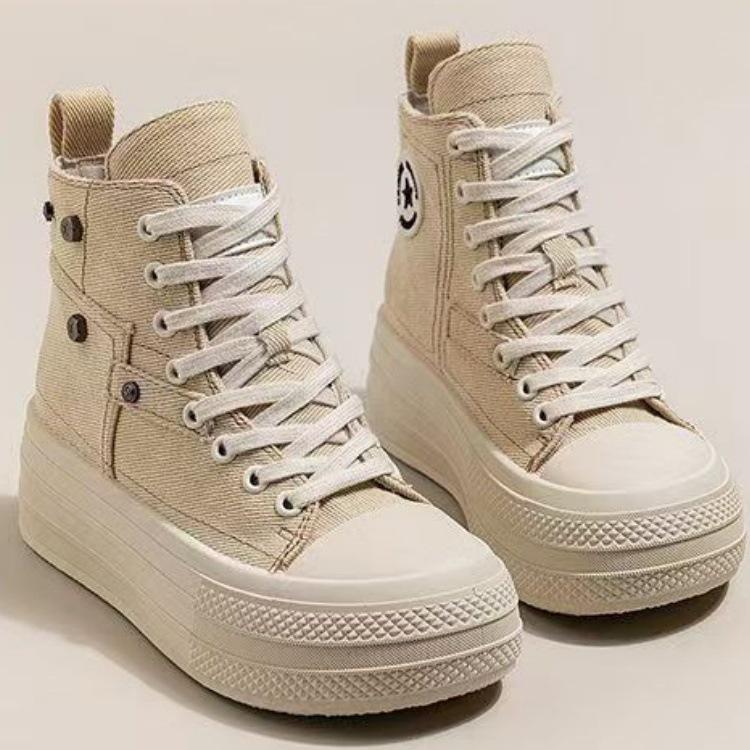 Women s High-Top Casual Sneakers - Autumn 2025 Platform Canvas Shoes with 8cm Lift 35
Women s High-Top Casual Sneakers - Autumn 2025 Platform Canvas Shoes with 8cm Lift 35