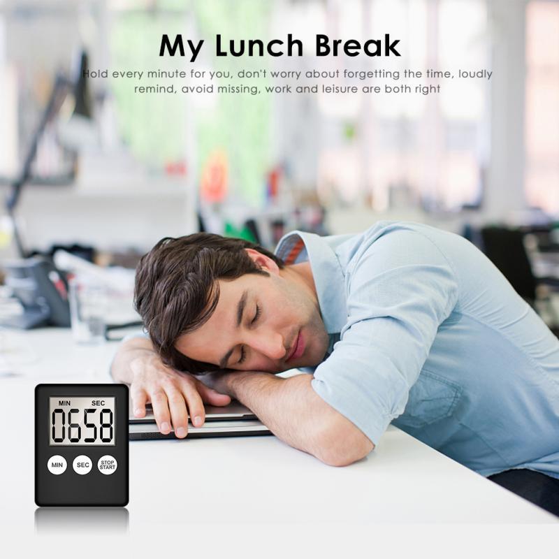 Magnet Kitchen Cooking Timers LCD Digital Screen Square Count Up Countdown Alarm Clock For
Magnet Kitchen Cooking Timers LCD Digital Screen Square Count Up Countdown Alarm Clock For