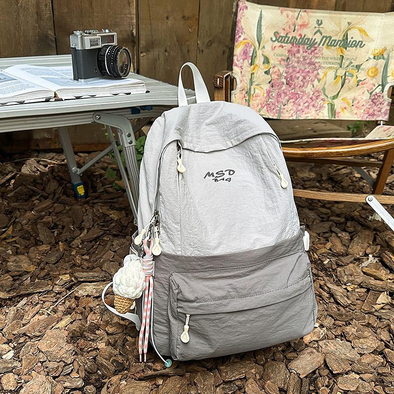 Lightweight schoolbag, simple and versatile for female college students, utdoor travel backpack for male junior high school students, backpack tide single bag. темно-серого
Lightweight schoolbag, simple and versatile for female college students, utdoor travel backpack for male junior high school students, backpack tide single bag. темно-серого