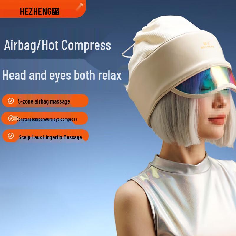 HEZHENG Multi-dimensional Wireless Portable Head and Eye Massager CN plug (adapter included)
HEZHENG Multi-dimensional Wireless Portable Head and Eye Massager CN plug (adapter included)
