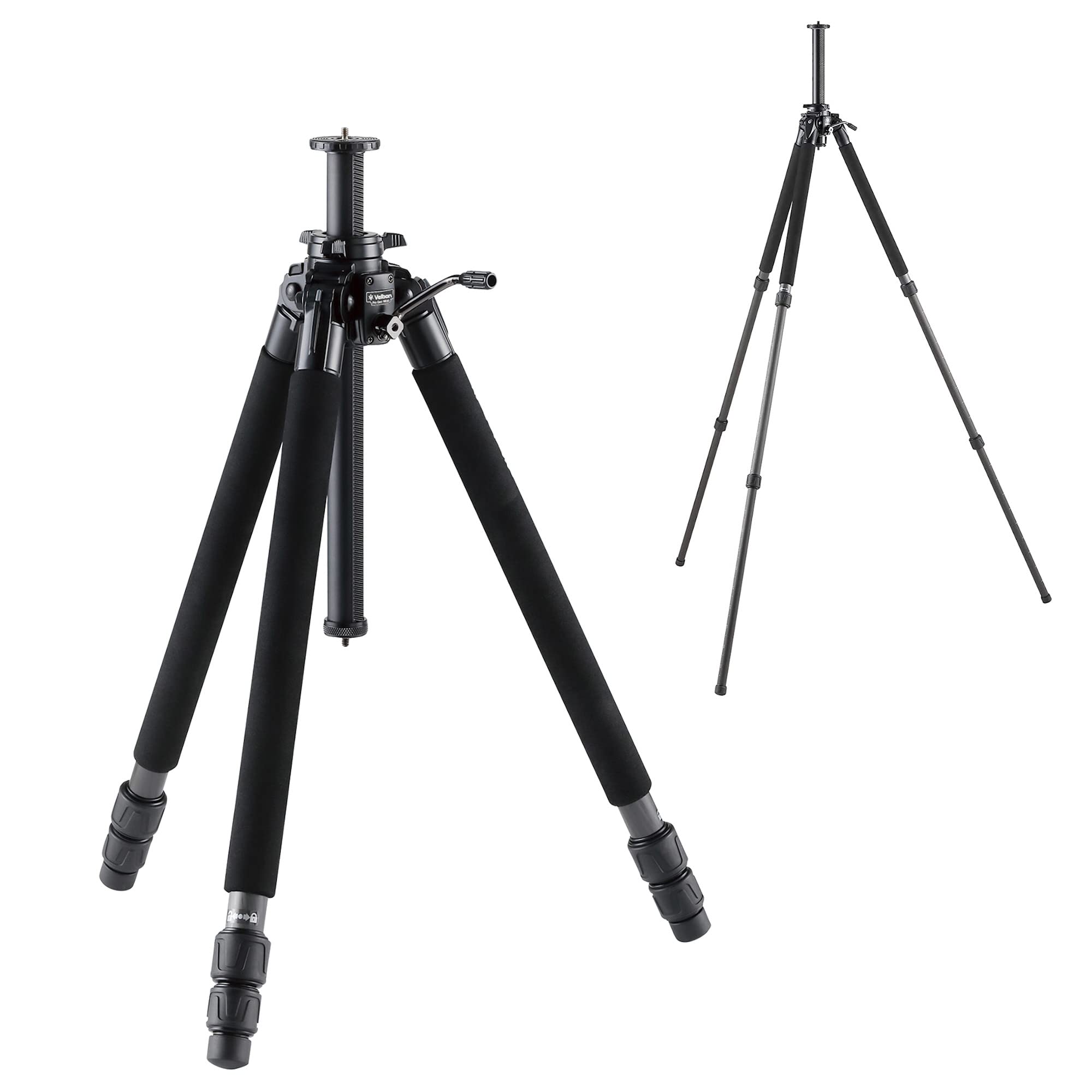 Velbon Medium Carbon Tripod 3 Tier Professional Geo N630 AZ Nut Lock Leg Diameter 28mm Gear Elevator Head Sold Separately Carbon Legs Black (Legs чорний
Velbon Medium Carbon Tripod 3 Tier Professional Geo N630 AZ Nut Lock Leg Diameter 28mm Gear Elevator Head Sold Separately Carbon Legs Black (Legs чорний