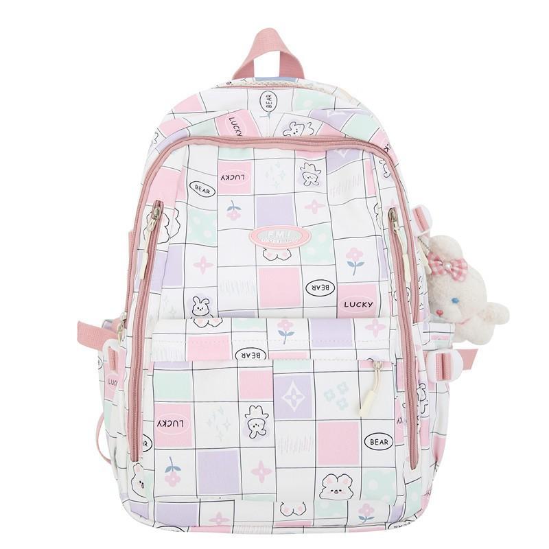 Small Fresh Junior High School Student Schoolbag Female Primary Students Plaid Large-capacity Backpack Ins Sen Series Korean All-match
Small Fresh Junior High School Student Schoolbag Female Primary Students Plaid Large-capacity Backpack Ins Sen Series Korean All-match