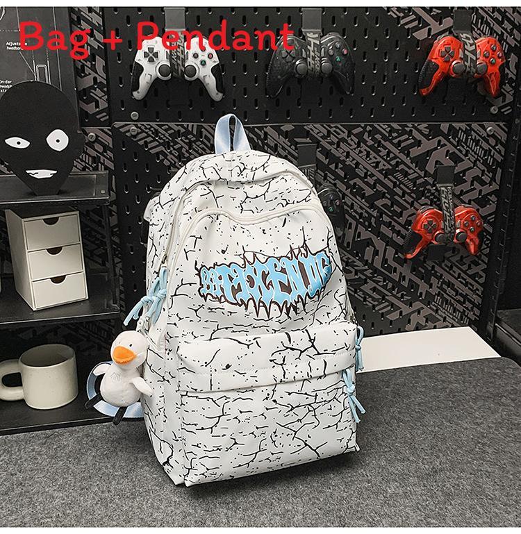 Nylon Letter Backpack For Teens With Design And Casual Style
Nylon Letter Backpack For Teens With Design And Casual Style
