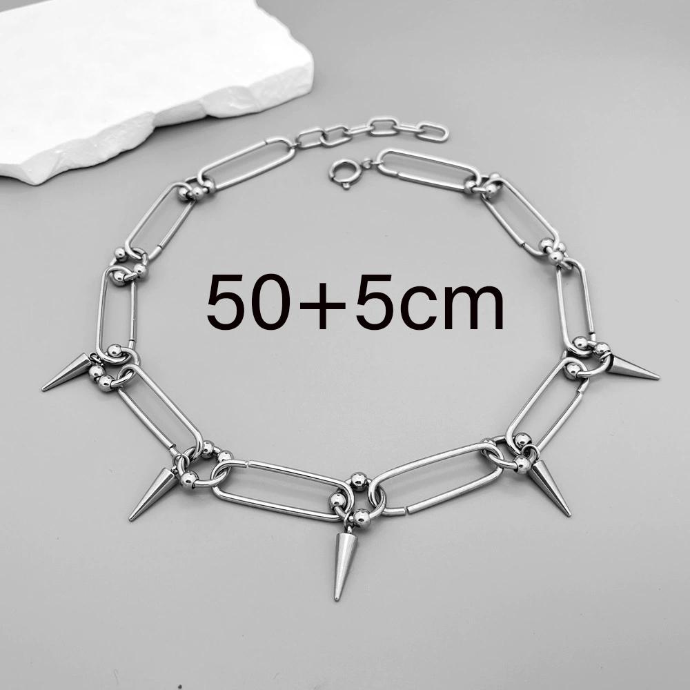 Titanium Steel Punk Necklace Fashion Chain New Conical Pendant Neck Chain Cool Personalized Jewelry Accessories For Men Women Other
Titanium Steel Punk Necklace Fashion Chain New Conical Pendant Neck Chain Cool Personalized Jewelry Accessories For Men Women Other