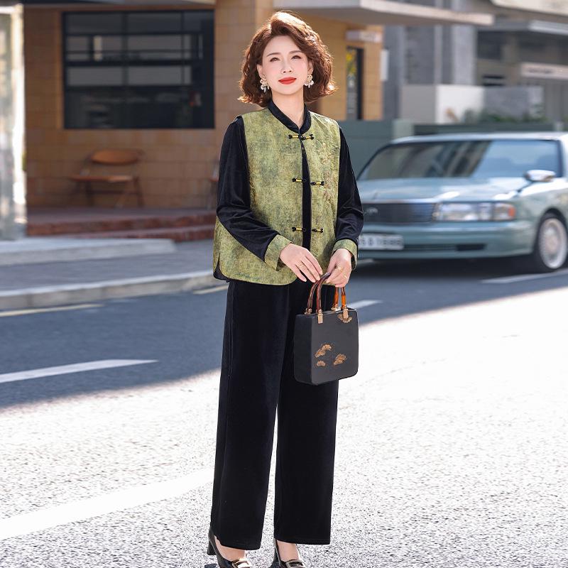 2026 Autumn/Winter High Waist Velvet Patchwork Wide Leg Pants - Black, Plus Velvet, Chinese Style XXL (57.5-62.5 kg)
2026 Autumn/Winter High Waist Velvet Patchwork Wide Leg Pants - Black, Plus Velvet, Chinese Style XXL (57.5-62.5 kg)