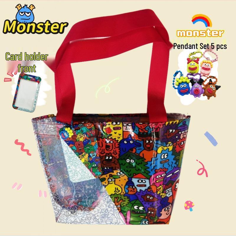 Высококачественная сувенирная сумка с мультяшным медведем - Водонепроницаемая, милая и вместительная сумка для покупок Handbag Only