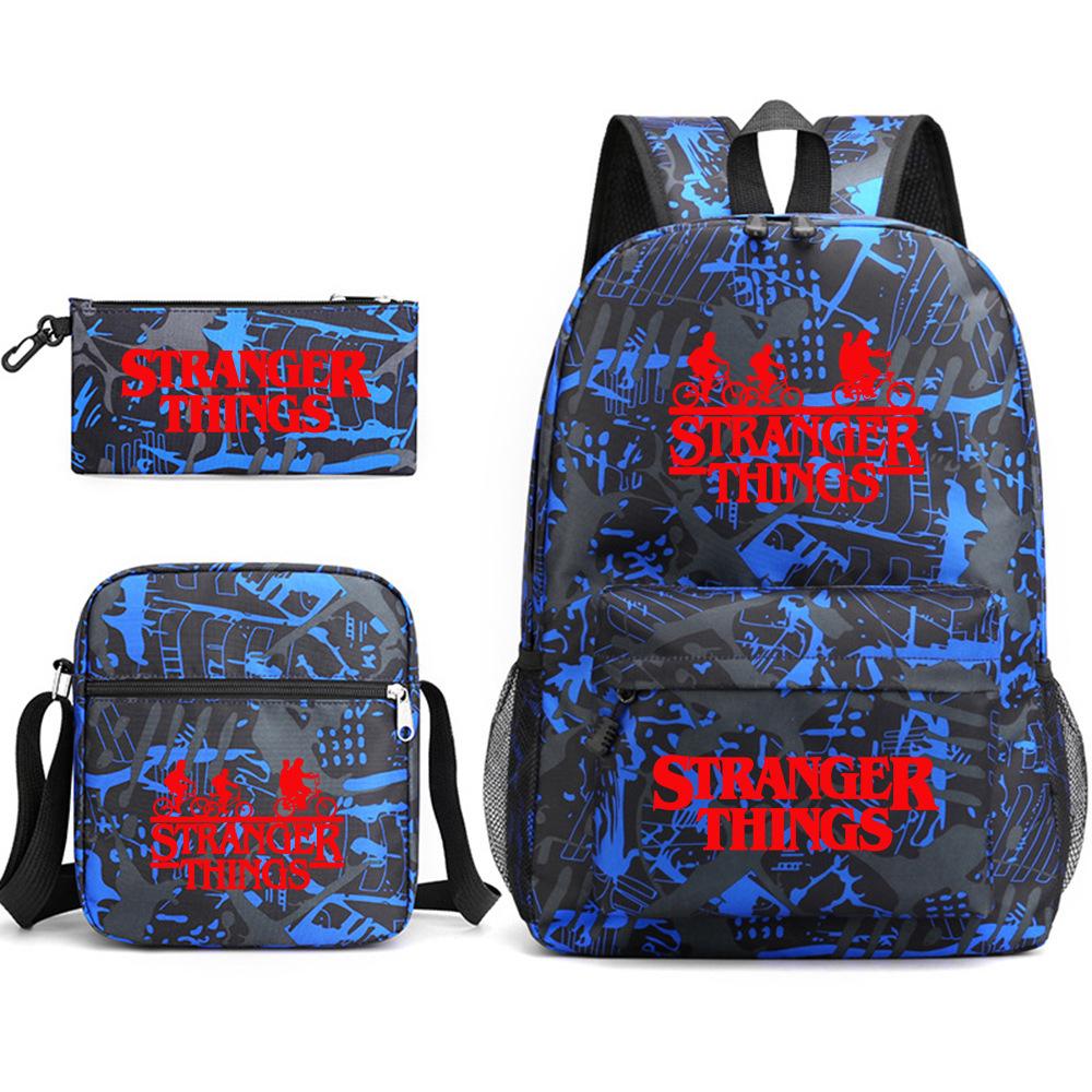 Стиль Stranger Things Повсякденний Рюкзак Набір з Трьох Предметів 31*13*44cm
Стиль Stranger Things Повсякденний Рюкзак Набір з Трьох Предметів 31*13*44cm
