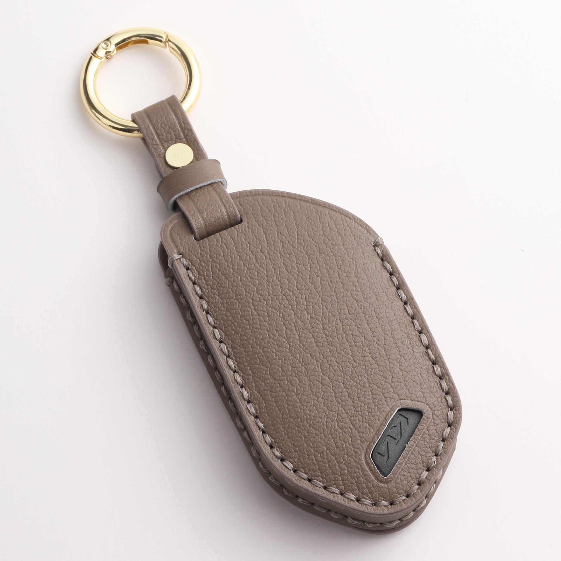 Customized car key cover is suitable for the new Kia car key bag, purely handmade cowhide high-end shell ring. коричневий
Customized car key cover is suitable for the new Kia car key bag, purely handmade cowhide high-end shell ring. коричневий