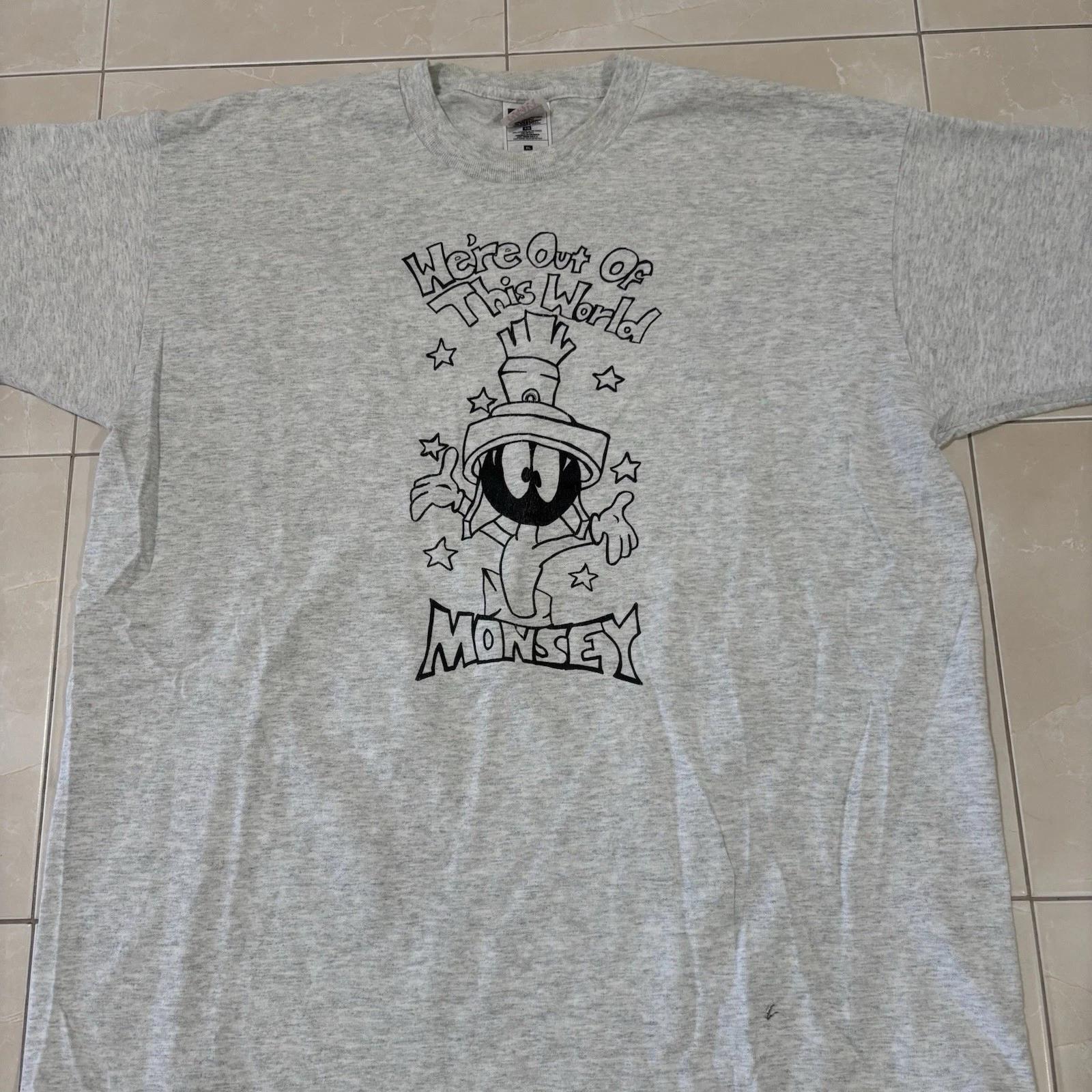 Vintage 90s Marvin The Martian Looney Tunes T Shirt Gray Men’s Xl Cartoon M
Vintage 90s Marvin The Martian Looney Tunes T Shirt Gray Men’s Xl Cartoon M