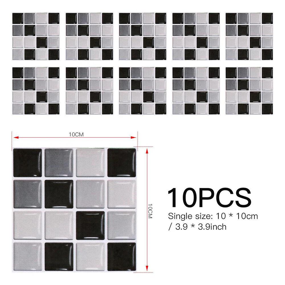 Home Decor Wall Sticker Kitchen Mosaic Tile Stickers Self-adhesive Wall Stick 10Pcs Home Wall Decal Home Stickers
Home Decor Wall Sticker Kitchen Mosaic Tile Stickers Self-adhesive Wall Stick 10Pcs Home Wall Decal Home Stickers