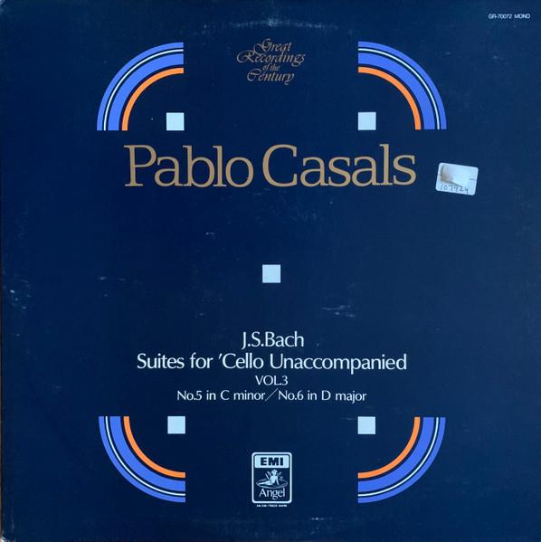 LP Record PABLO CASALS - J. S. Bach: Suites For Cello Unacc GR70072 ANGEL Japan Obi Classical Used
LP Record PABLO CASALS - J. S. Bach: Suites For Cello Unacc GR70072 ANGEL Japan Obi Classical Used