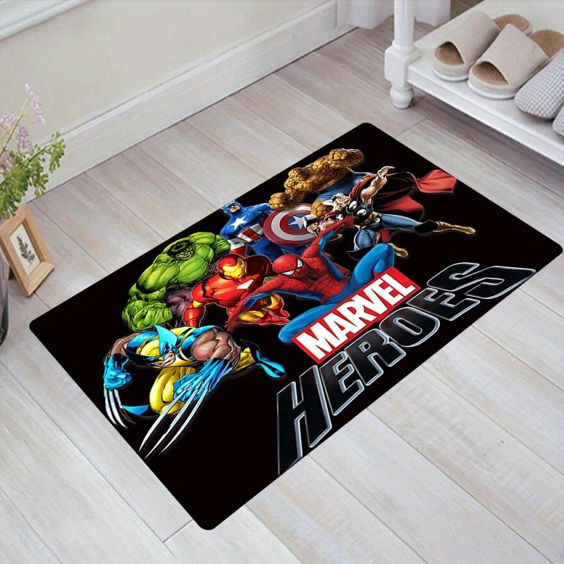 1 шт. Коврик для пола Marvel Мстители Супергерои, Нескользящий коврик, Дизайн с персонажами мультфильмов, Мягкий велюр, Декор для комнаты, Моющийся 60cm by 90cm
1 шт. Коврик для пола Marvel Мстители Супергерои, Нескользящий коврик, Дизайн с персонажами мультфильмов, Мягкий велюр, Декор для комнаты, Моющийся 60cm by 90cm