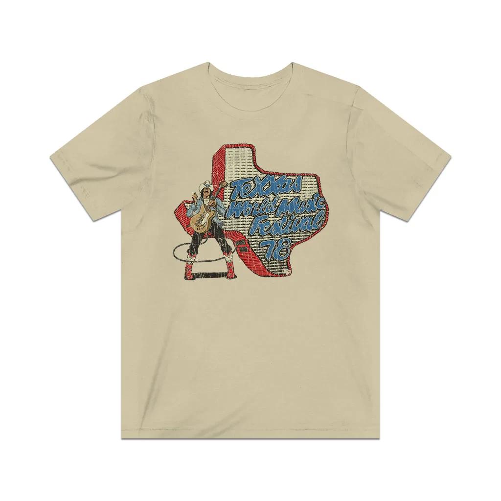 Texxas World Music Festival 1978 Vintage Men s T shirt L
Texxas World Music Festival 1978 Vintage Men s T shirt L