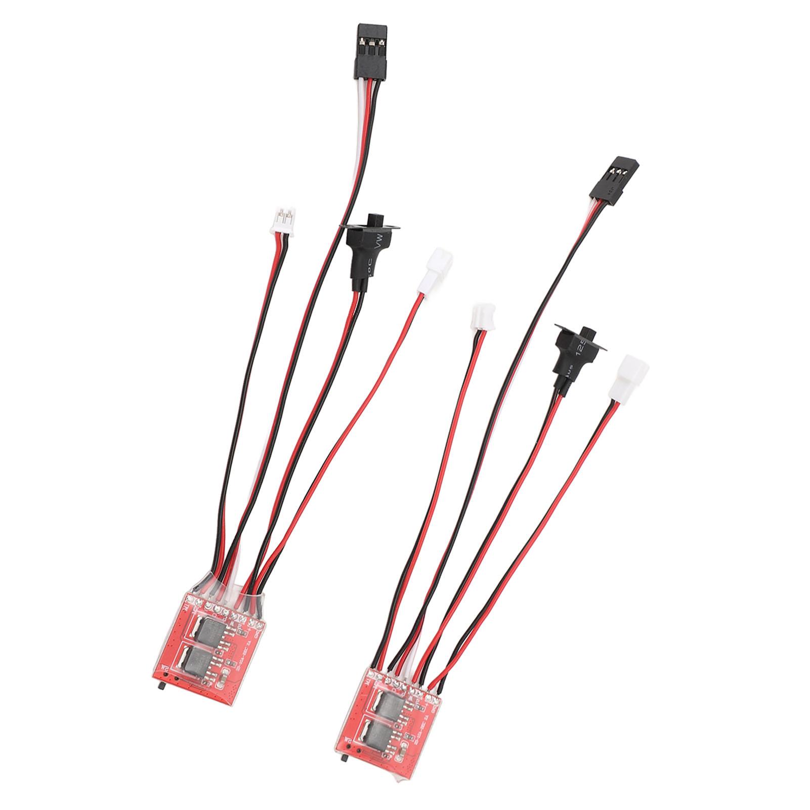 2pcs 30A Micro Brushed ESC Winch Control Bidirectional ESC Speed Controller Accessories with Brake for Axial SCX24 1/24
2pcs 30A Micro Brushed ESC Winch Control Bidirectional ESC Speed Controller Accessories with Brake for Axial SCX24 1/24
