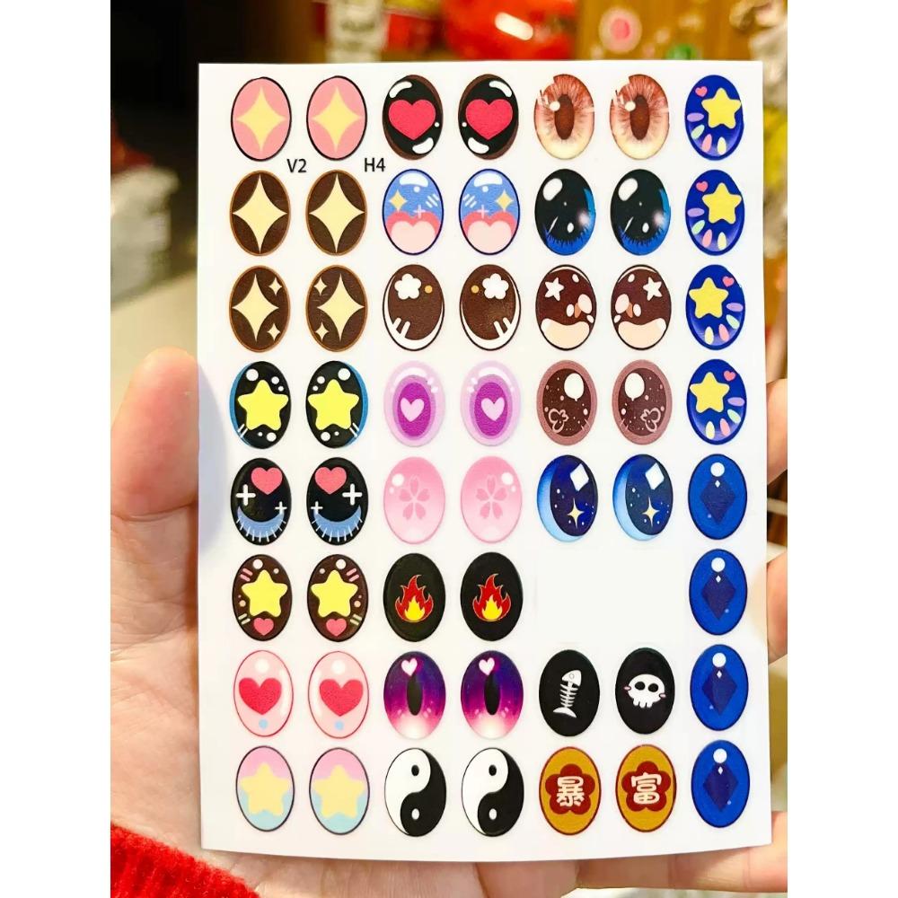 Підходять 17/38см Labubu V1v2v3 Запасні наклейки для очей Вінілові контактні лінзи Макіяж Наклейки для очей Лялька своїми руками Дитячий подарунок Іграшка Милий
Підходять 17/38см Labubu V1v2v3 Запасні наклейки для очей Вінілові контактні лінзи Макіяж Наклейки для очей Лялька своїми руками Дитячий подарунок Іграшка Милий