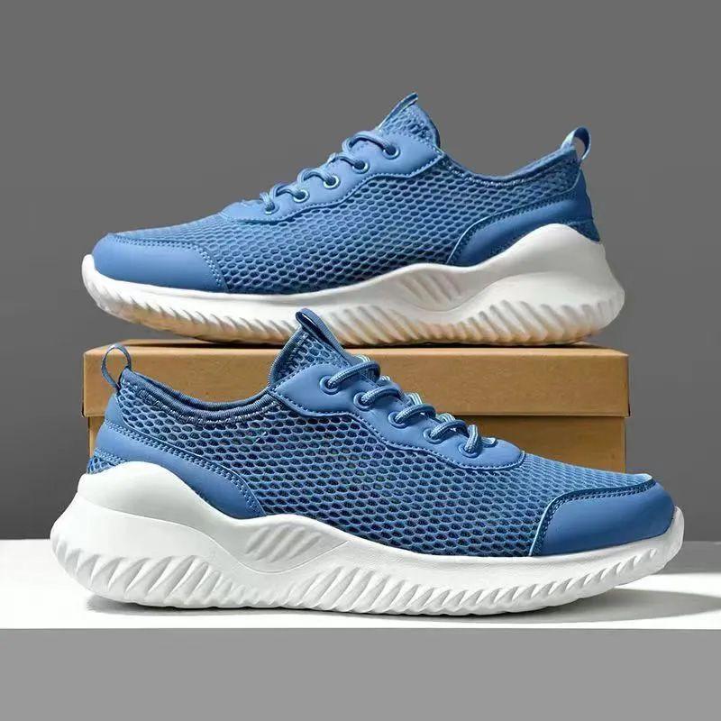 Men s shoes summer new lightweight large hole breathable comfortable sports shoes hollow men s casual mesh running shoes 44 синій
Men s shoes summer new lightweight large hole breathable comfortable sports shoes hollow men s casual mesh running shoes 44 синій