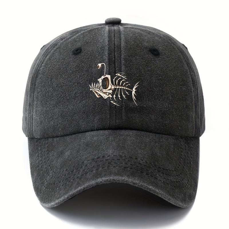Fishbone Printed Baseball Cap Classic Retro Curved Brim Suitable For Outdoor Camping Trips Adjustable
Fishbone Printed Baseball Cap Classic Retro Curved Brim Suitable For Outdoor Camping Trips Adjustable