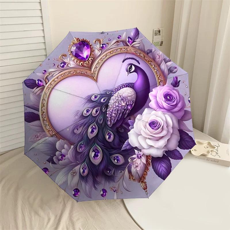 1PC peacock flowers Umbrella-8-Rib Reinforced, Automatic Open, Lightweight & Durable, Cute Fashion Accessory for Outdoor-P2680
1PC peacock flowers Umbrella-8-Rib Reinforced, Automatic Open, Lightweight & Durable, Cute Fashion Accessory for Outdoor-P2680