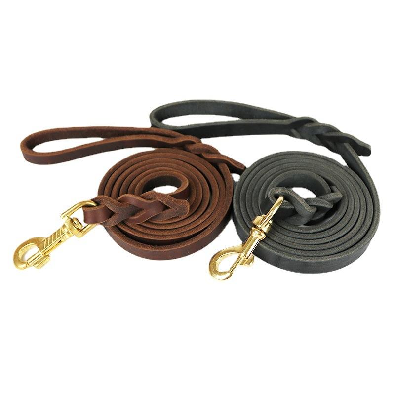 1.2-2.1m Dogs Leads with Hook Genuine Leather Leash Pet Walking Training Brown Black Colors for Medium Pet Shepherd Greyhound 120cm
1.2-2.1m Dogs Leads with Hook Genuine Leather Leash Pet Walking Training Brown Black Colors for Medium Pet Shepherd Greyhound 120cm