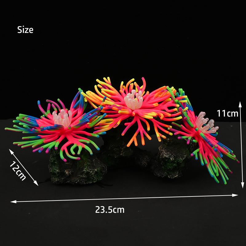 Underwater Silicone Coral Artificial Aquarium Fish Tank Simulation Decoration Aquarium Backgrounds Plants Water Grass Decor New
Underwater Silicone Coral Artificial Aquarium Fish Tank Simulation Decoration Aquarium Backgrounds Plants Water Grass Decor New