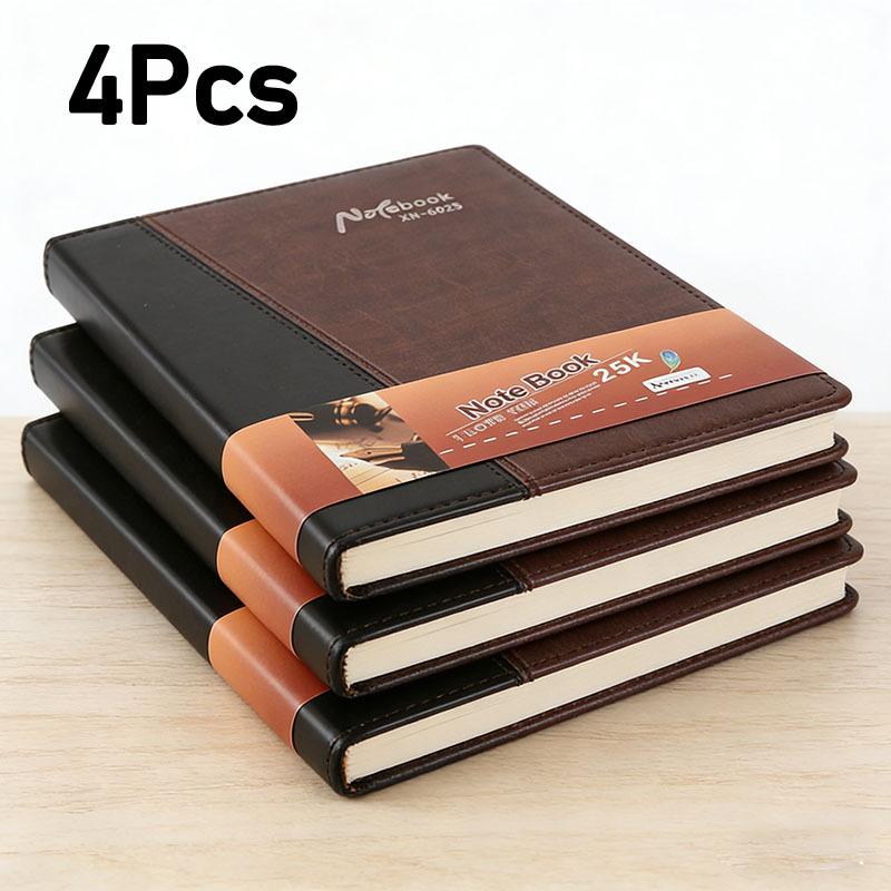 4Pcs Vintage Leather Traveler s Notebook 100sheets Per Book, Office Journal Diary Notepad Stationery Student Class Lined NoteBoo 4Pcs
4Pcs Vintage Leather Traveler s Notebook 100sheets Per Book, Office Journal Diary Notepad Stationery Student Class Lined NoteBoo 4Pcs