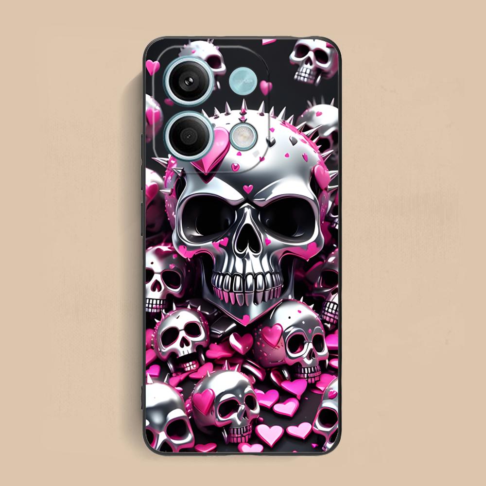 Luxury Silver Skull Mobile Phone Case for Xiaomi Redmi 15 14 13 12 A5 3 2 1 C Plus 4G 5G Colorful Printing Cover Luxury Cover Redmi A1+
Luxury Silver Skull Mobile Phone Case for Xiaomi Redmi 15 14 13 12 A5 3 2 1 C Plus 4G 5G Colorful Printing Cover Luxury Cover Redmi A1+