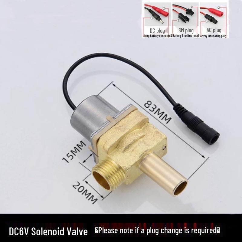 DC 6V Copper Solenoid Valve for Urinal Flush
DC 6V Copper Solenoid Valve for Urinal Flush