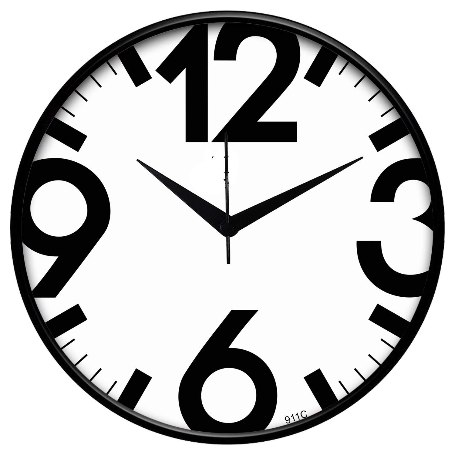 12-inch Designer Plastic Analogue Round WallClock for Home, Kitchen, Living Room, Bedroom, Office (30 cm x 30 cm x 6 cm)
12-inch Designer Plastic Analogue Round WallClock for Home, Kitchen, Living Room, Bedroom, Office (30 cm x 30 cm x 6 cm)